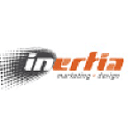 Inertia: marketing + design logo