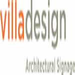 VILLA DESIGN Architectural Signage logo