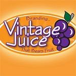 Vintage Juice Brand Marketing logo