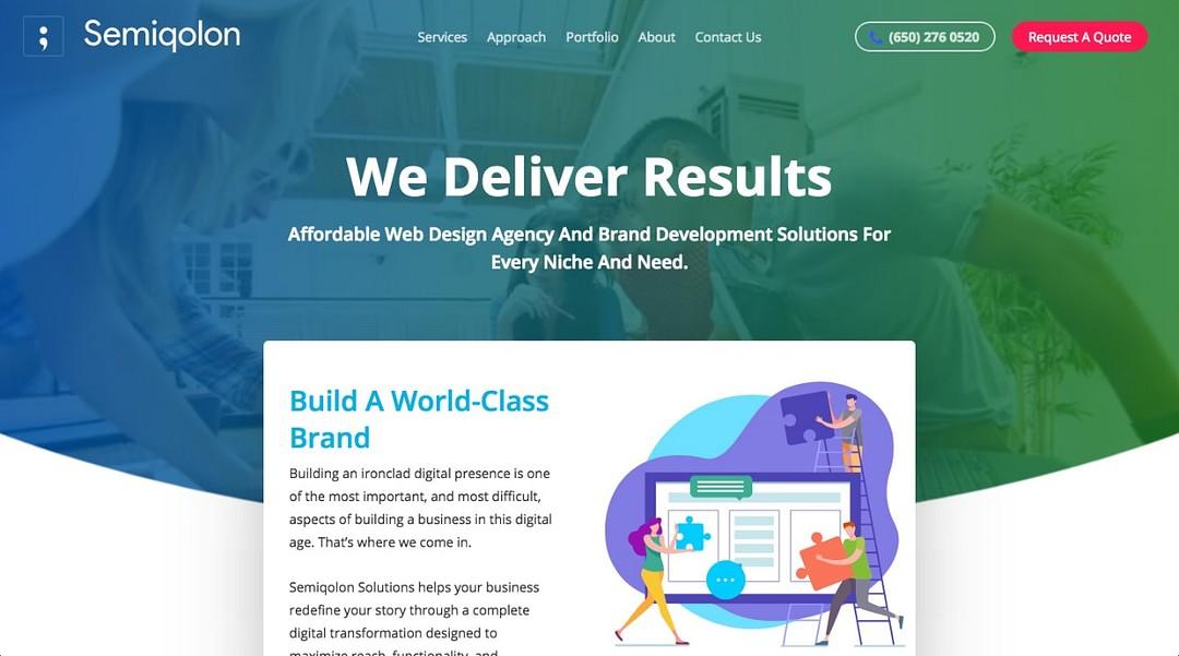 Semiqolon - Web Design Agency cover