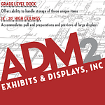 ADM Two Exhibits & Displays, Inc. logo