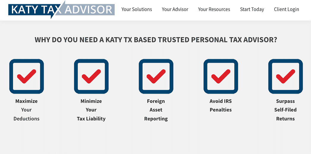 Katy Tax Advisor cover