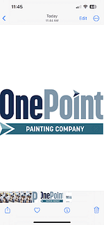 OnePoint Painting Company logo