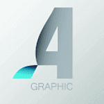 A4 Graphic logo