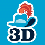 3D Musketeers logo
