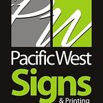 Pacific West Signs logo