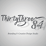ThirtyThree 84 Branding & Creative Design Studio logo