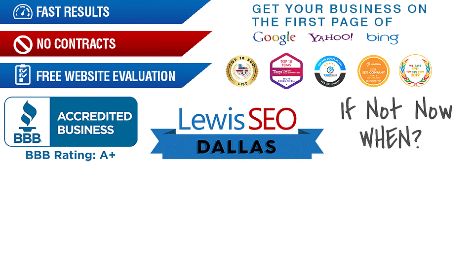 Lewis SEO Services Dallas cover