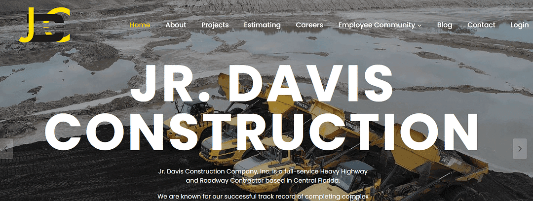 Jr. Davis Construction Company, Inc. cover
